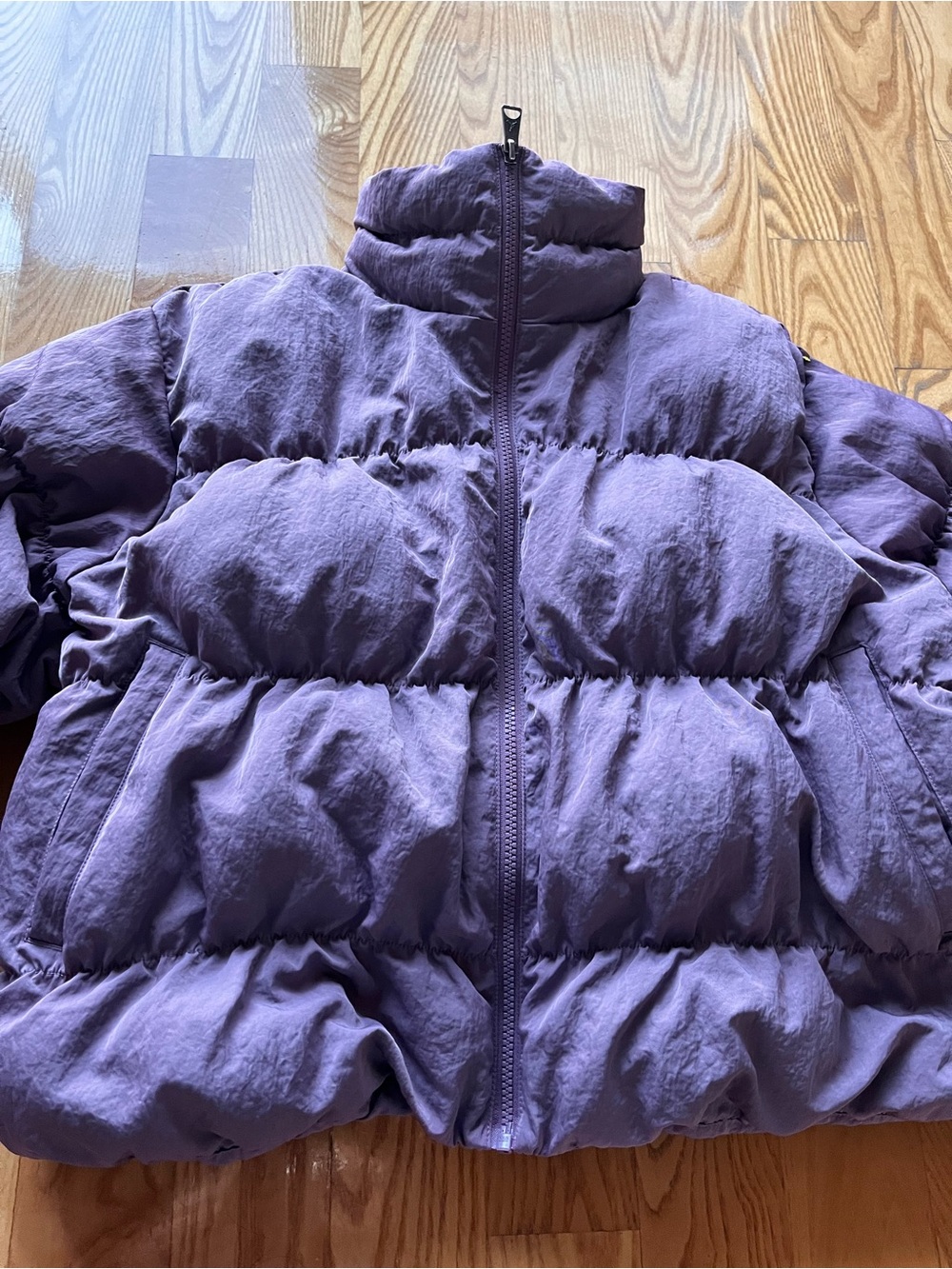 Jordan Lavender Jacket with Red Jumpman Logo women’s medium like new condition